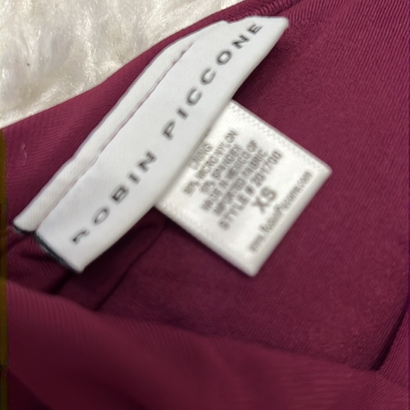 Robin Piccone bikini high waisted EUC XS Maroon 2 piece - Picture 6 of 7